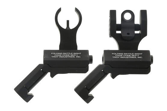 Troy Industries Offset sight set with hooded HK front sight